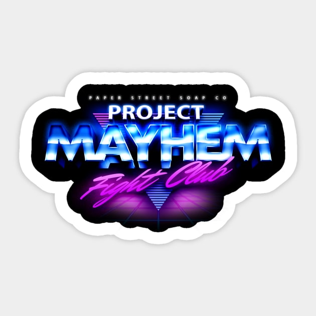 Fight Club Project Mayhem Sticker by Mollie